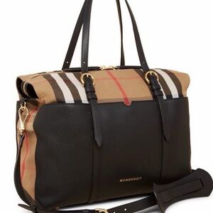 Burberry Black and Brown Tote